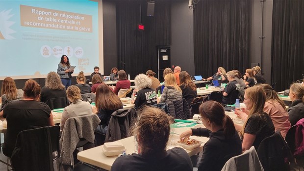 APTS members at CISSS de la Montérégie Ouest vote for union strike