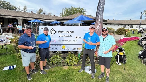Tournoi de Golf Émulsion: 4 000$ amassés au profit de la Fondation de l’Hôpital du Suroît 