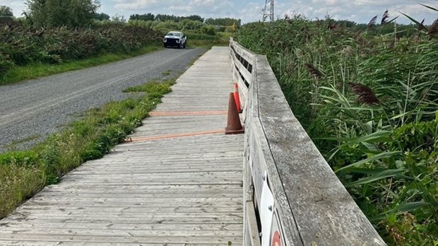 Reconstruction d’une passerelle cyclable dans le Parc régional de Beauharnois-Salaberry