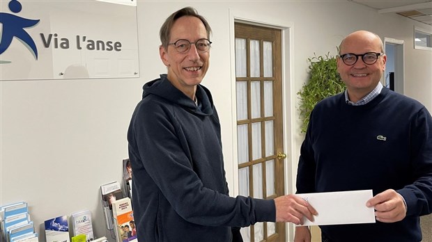 Une aide financière de 157 880 $ sur quatre ans pour soutenir Via l'anse et sa mission 