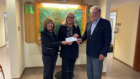 Marie-Claude Nichols offre son soutien à la Fondation du Centre d'accueil de Vaudreuil