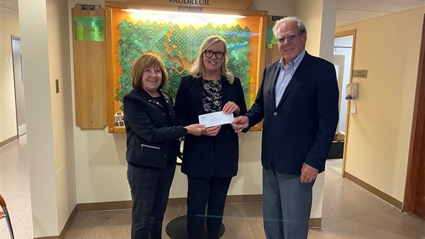 Marie-Claude Nichols offre son soutien à la Fondation du Centre d'accueil de Vaudreuil
