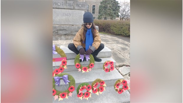 Un jeune amputé de Beauharnois transmettait le message du Souvenir 