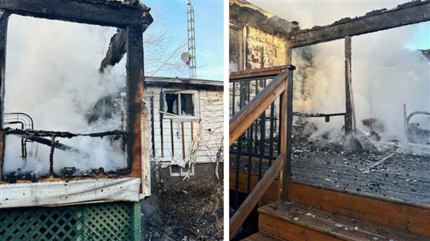 Une résidence de la rue Montcalm à Pincourt est la proie des flammes 