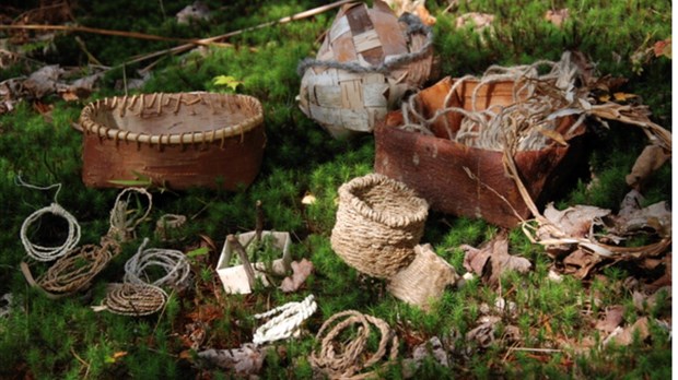 Sentier de l'escapade in Rigaud: rope-making workshop