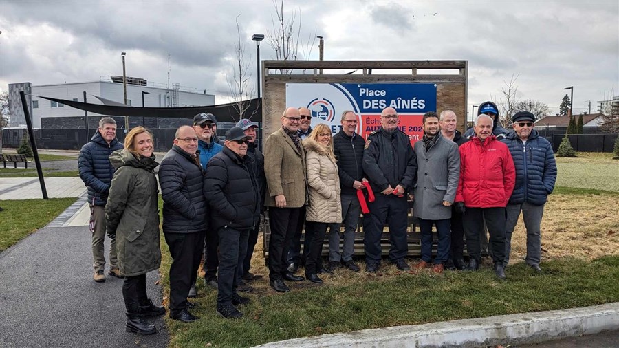 Salaberry-de-Valleyfield inaugure la Place des aînés 