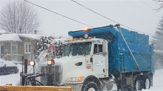 Déneigement: Beauharnois annonce des modifications 