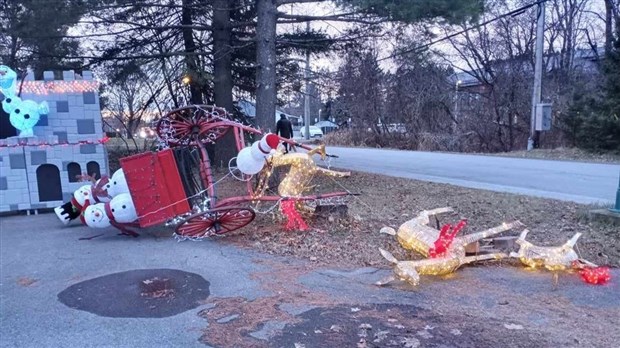 Vandals target Saint-Lazare business  