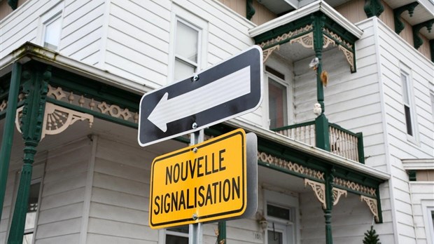 Nouvelle configuration et changement de signalisation à Rigaud