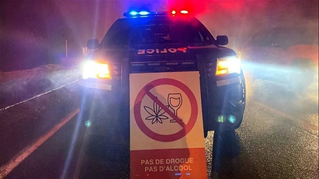 Opération concertée de la SQ contre l'alcool et les drogues au volant