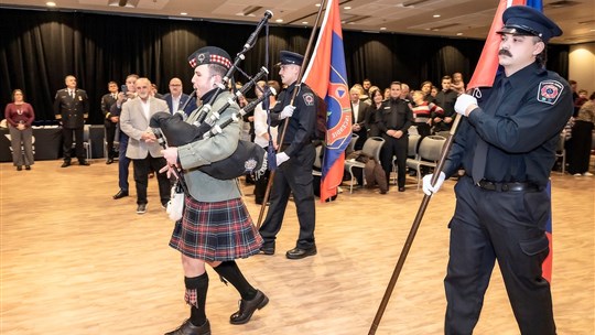 Thirty firefighters honoured in Vaudreuil-Dorion
