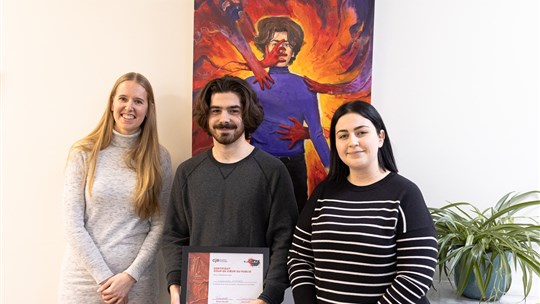 Carrefour jeunesse-emploi unveils the Vocation en art laureates