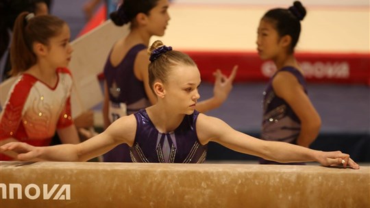 A young gymnast from Notre-Dame-de-l'Île-Perrot wins a silver medal 