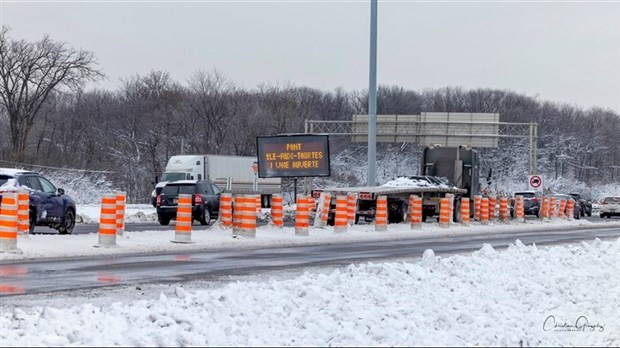 Pont de l'Île-aux-Tourtes: la limite de vitesse passera à 60 km/h