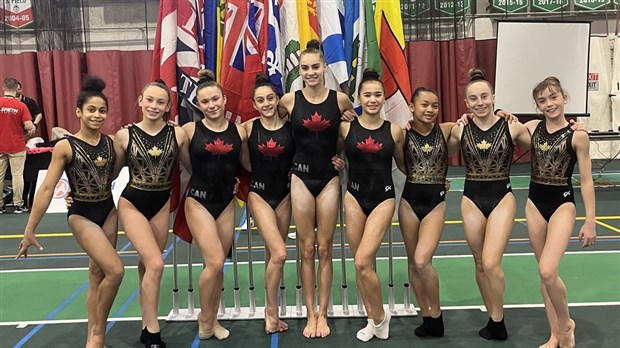 Deux gymnastes du programme sport-études du Chêne-Bleu en compétition à Saskatoon