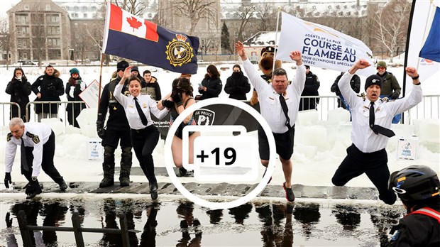 Défi de l’ours polaire: un citoyen de Saint-Lazare se lance à l’eau