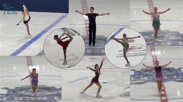 Patinage Sud-Ouest souligne les performances de ses athlètes aux Jeux du Québec 