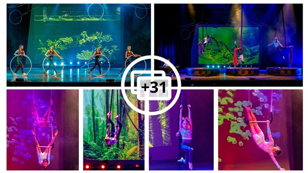 Un spectacle de cirque spatial pour les élèves de l'école Brind'Amour