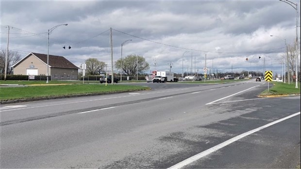 Reprise des travaux à l'intersection de la route 201 et du boulevard du Bord-de-l'Eau 