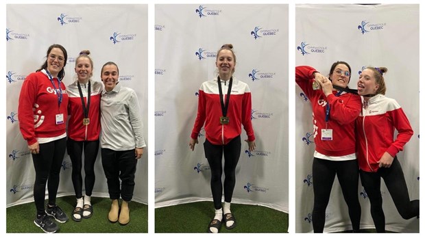 Gymini bien représenté aux Championnats québécois de gymnastique