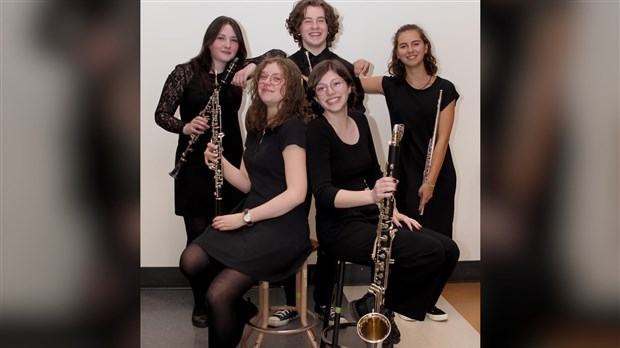 Participation du Quintette à vent de la Cité-des-Jeunes au concours solistes et petits ensembles