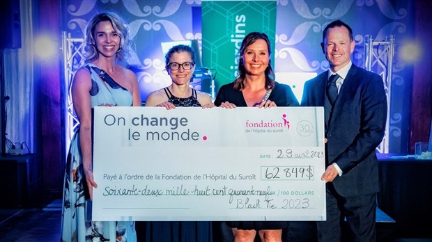 Plus de 60 000$ amassés lors de l'événement BLACK TIE 