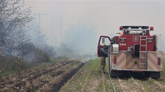Intervention des pompiers de Salaberry-de-Valleyfield dans la région du Suroît 