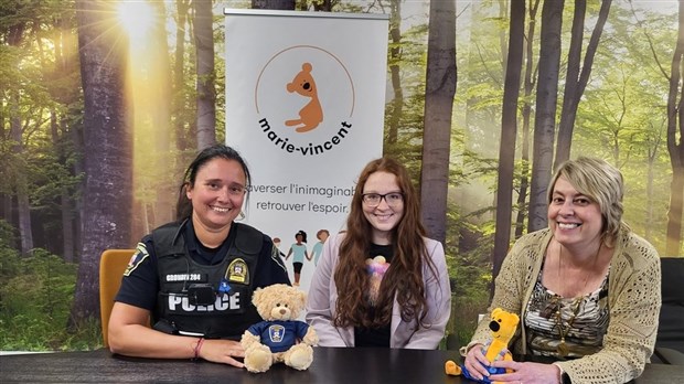Le SPC se dote d'un toutou pour réconforter les enfants qui vivent une situation traumatisante 
