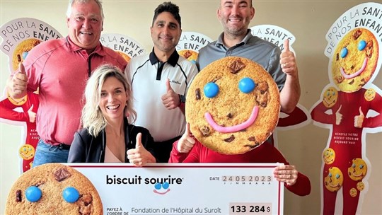 Biscuit sourire: un montant record de 133 284 $ est récolté dans la région du Suroît 