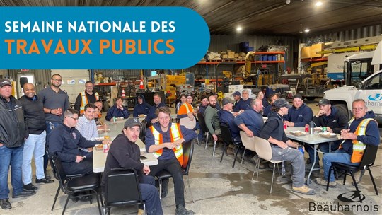 Beauharnois souligne la Semaine nationale des travaux publics