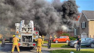 Un incendie majeur cause une panne électrique à Saint-Zotique 