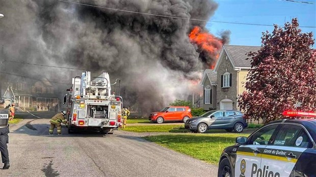 Un problème électrique aurait causé l'incendie sur la rue Marianne 