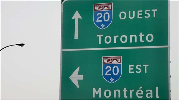 Entrave sur l'autoroute 20 Ouest dès vendredi 