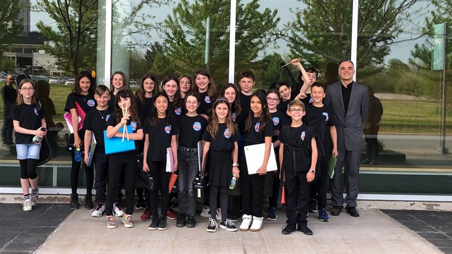 L’harmonie avancée de l’École primaire Brind’Amour récolte l’argent