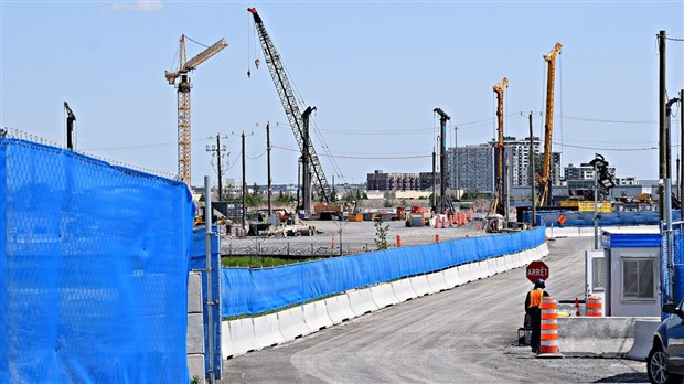 Overview of the construction site of the future Vaudreuil-Soulanges Hospital