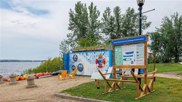 New boat cleaning station installed at Parc de la Maison-Valois
