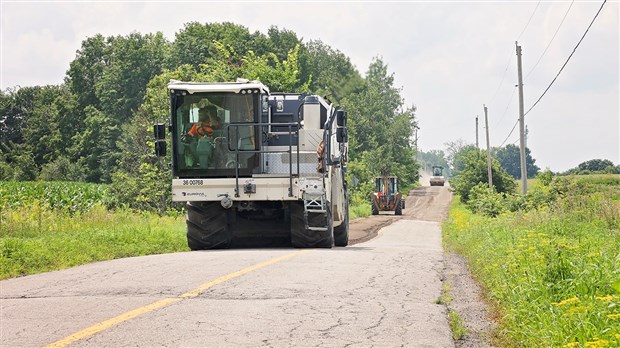 Début des travaux sur le chemin Grand Saint-Patrice