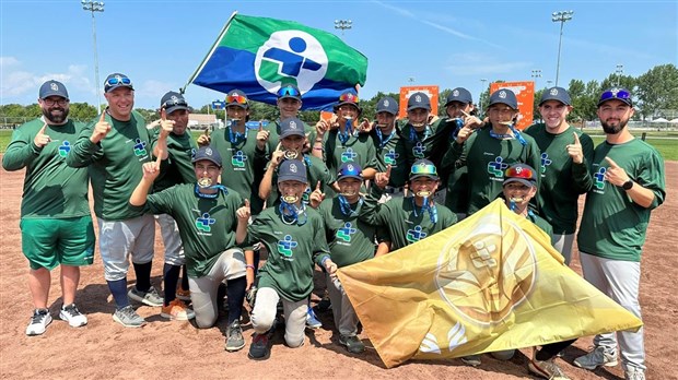 Jeux du Québec: Le Sud-Ouest remporte l'or au baseball