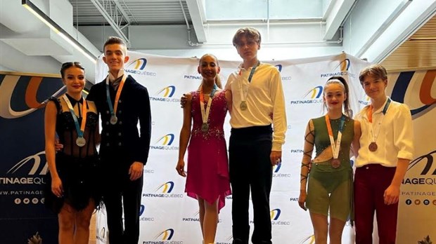 Un duo de patineurs de Salaberry-de-Valleyfield remporte l'argent 