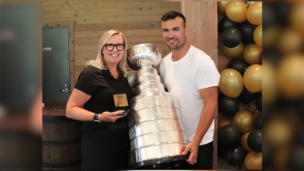 The Stanley Cup and a medal from the National Assembly for William Carrier
