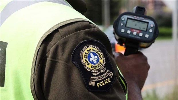 Un motocycliste arrêté pour grand excès de vitesse