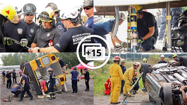 The fire departement Pincourt/ Notre-Dame-de-l'Île-Perrot hosts a unique specialized training course   