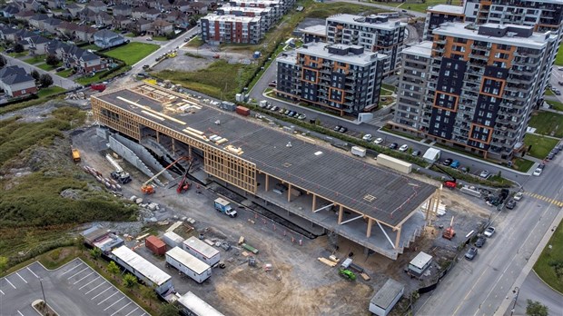 The municipal hub is taking shape in Vaudreuil-Dorion   