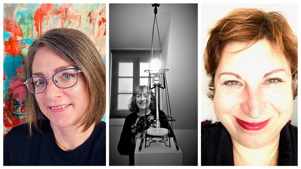 Gauvreau, Kourie and Marleau exhibit at the Gaby-Farmer-Denis public library