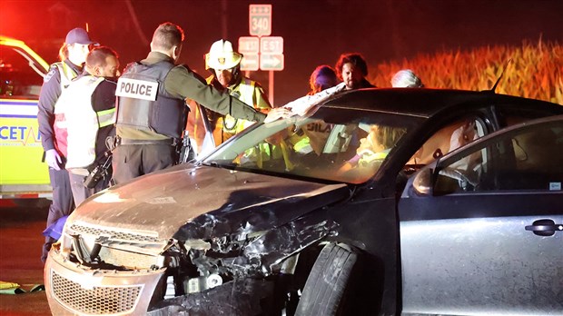 Head-on collision in Saint-Clet   