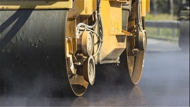 Paving work begins on Chemin Sainte-Catherine   