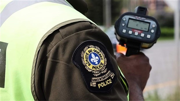 Amende de 822 $ pour un conducteur de Salaberry-de-Valleyfield 