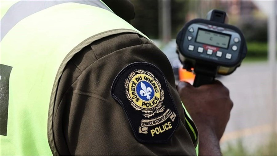 Amende de 822 $ pour un conducteur de Salaberry-de-Valleyfield 