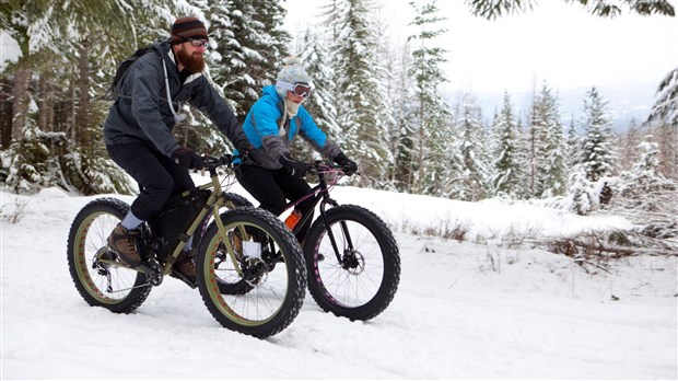 Fatbike rental at Pointe-des-Cascades nature park   