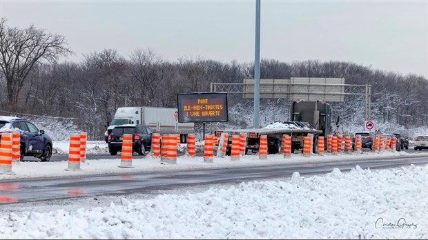 What do you think of the new configuration of the Île-aux-Tourtes bridge?